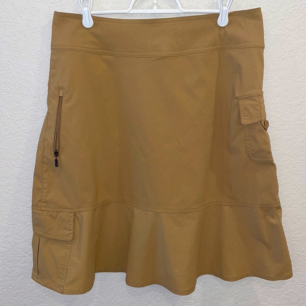 Royal Robbins Tan Cargo Skirt